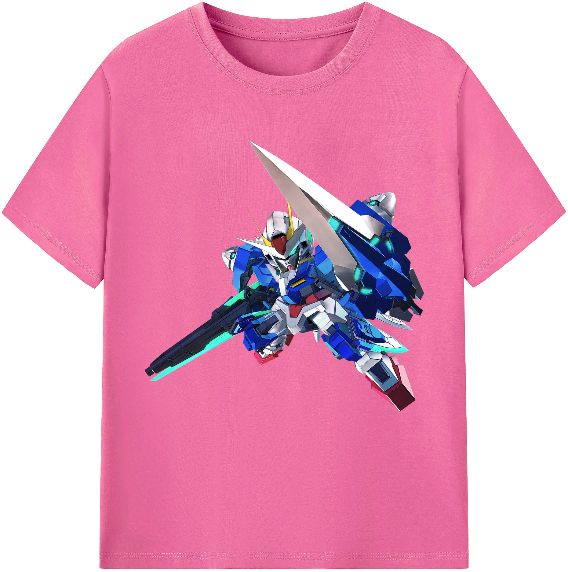 （画像用） 機動戦士ガンダム Mobile Suit Gundam レディースカジュアルプリントTシャツ（綿100％）